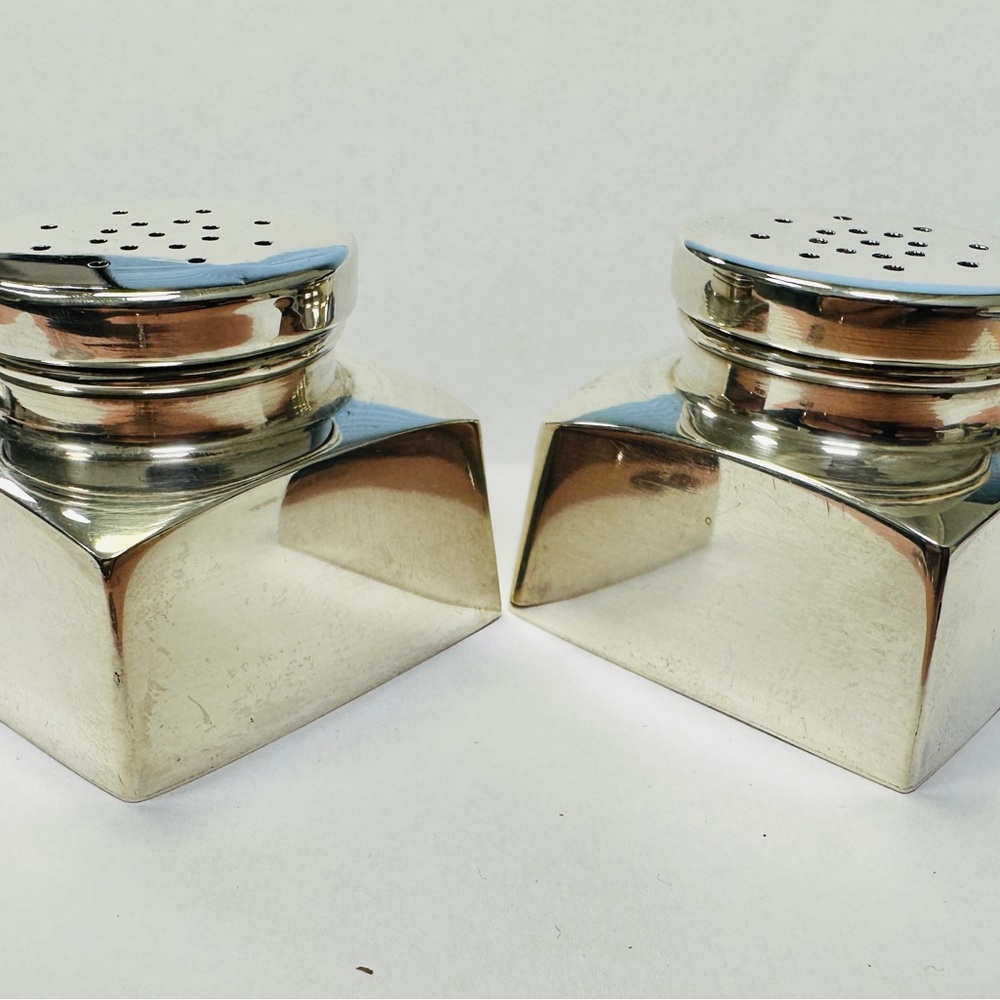 Vintage Georg Jensen Salt and Pepper Shakers Set